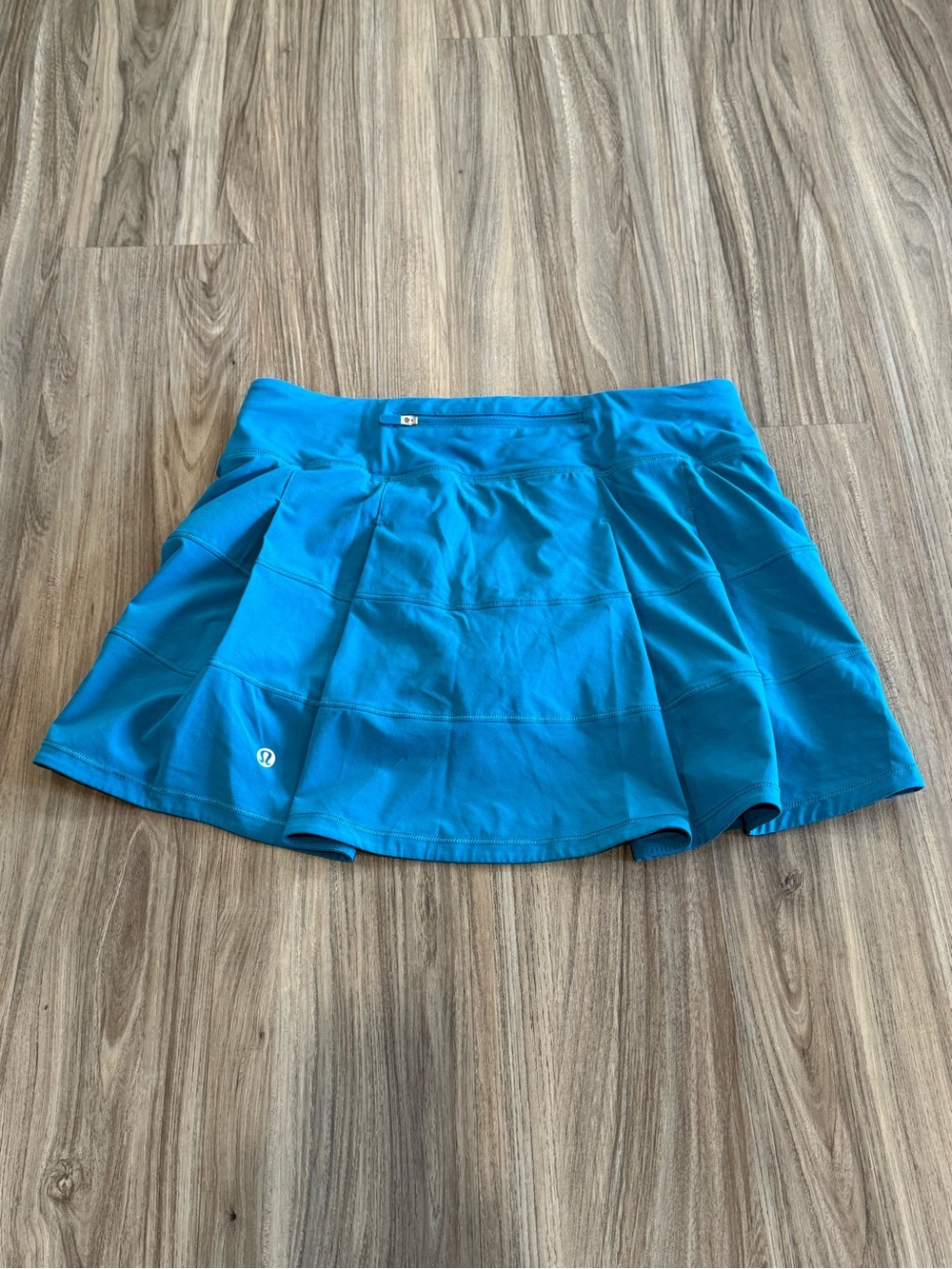 lululemon athletica Pace Rival Mid-Rise Turquoise Athletic Skort - Picture 6 of 9